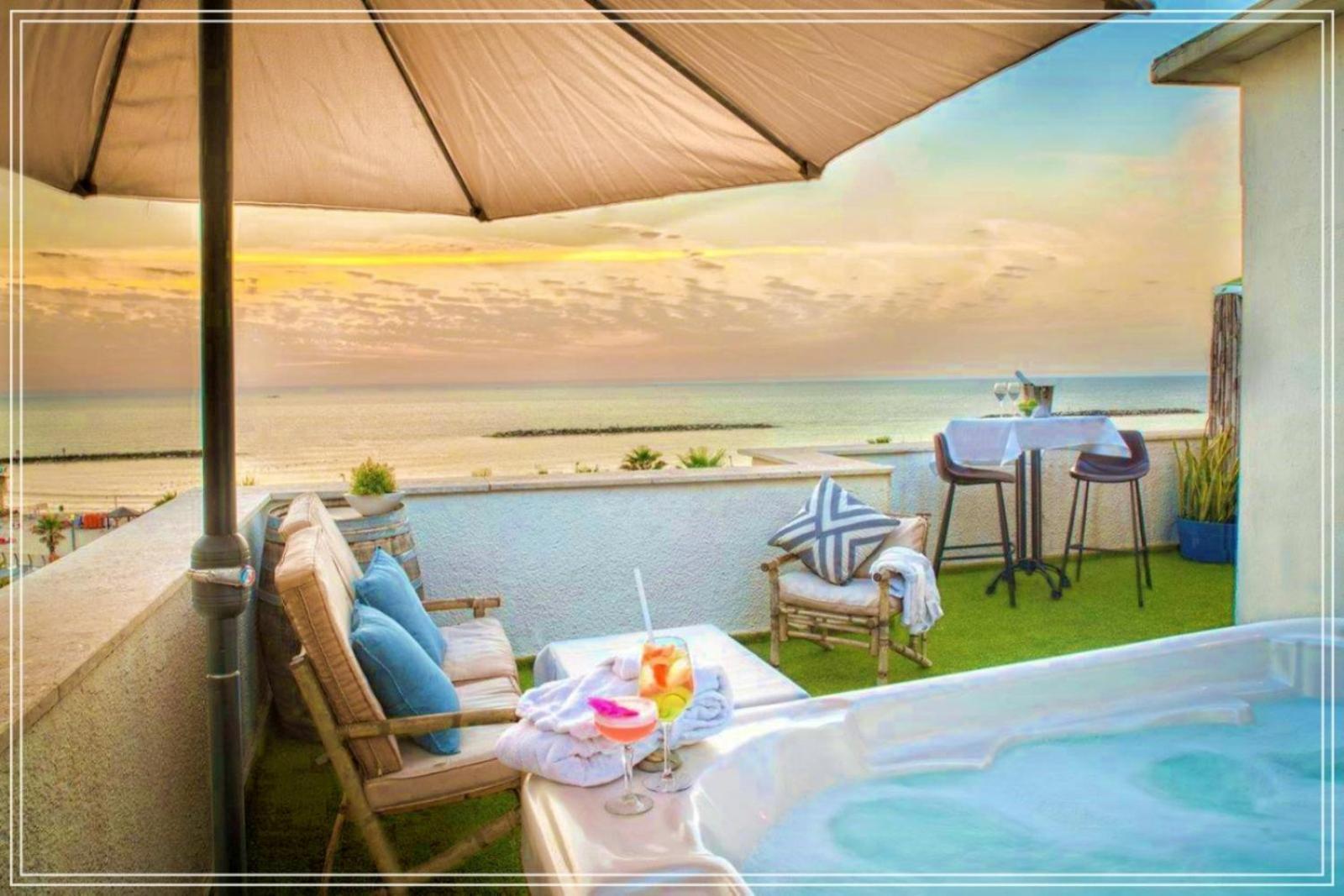 Bugrashov Beach 88 Hotel And Spa Tel Aviv Buitenkant foto