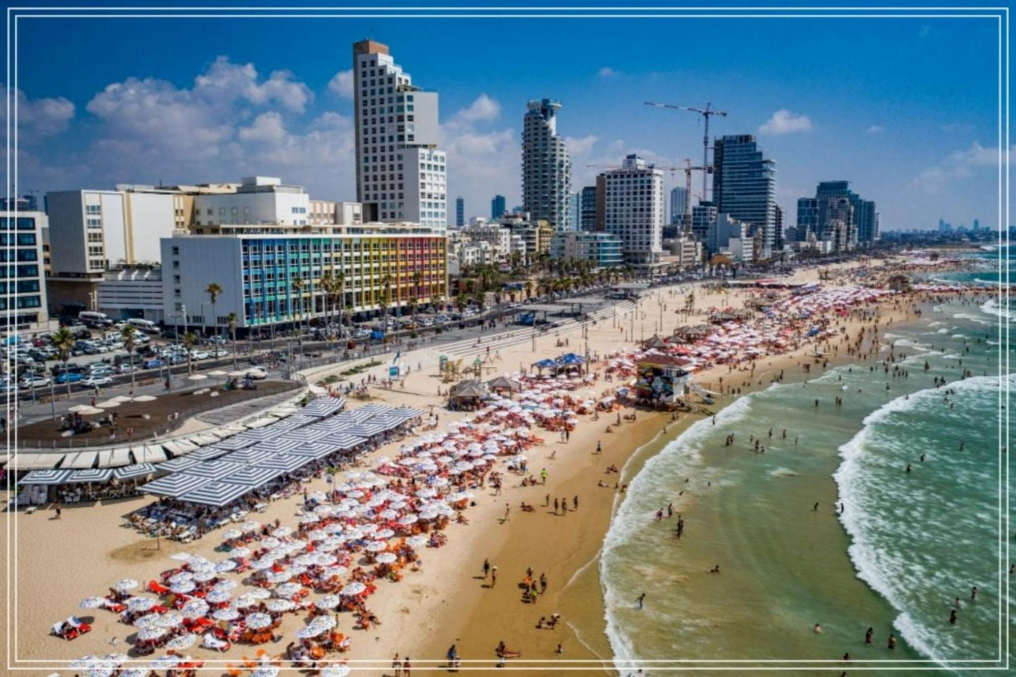 Bugrashov Beach 88 Hotel And Spa Tel Aviv Buitenkant foto